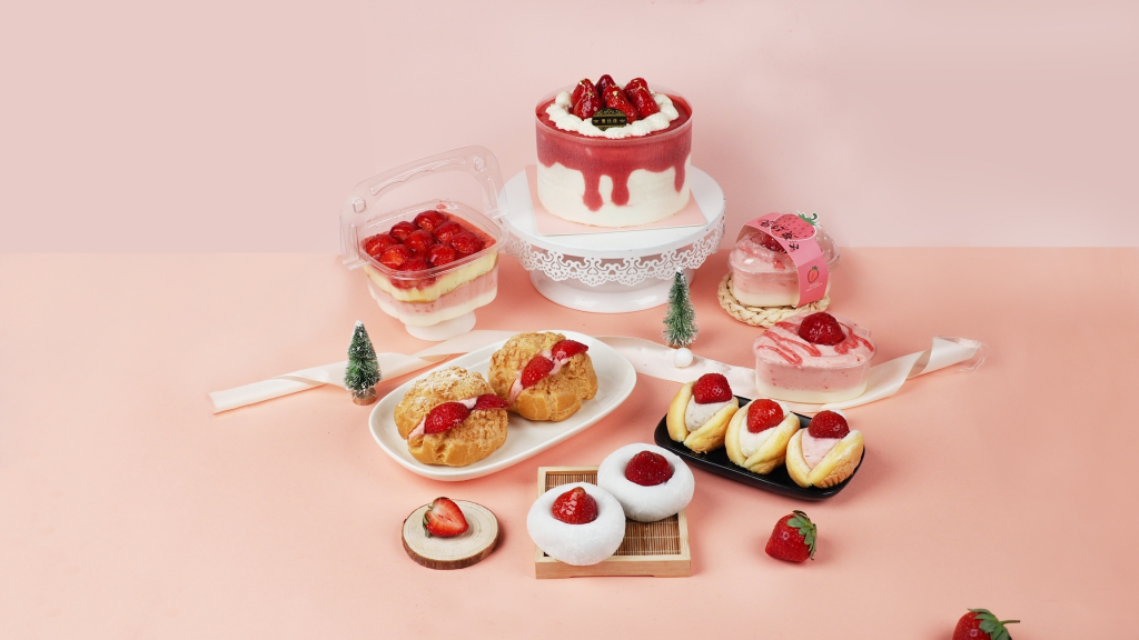 草莓蛋糕推薦品牌－麥仕佳烘焙坊草莓季全商品圖